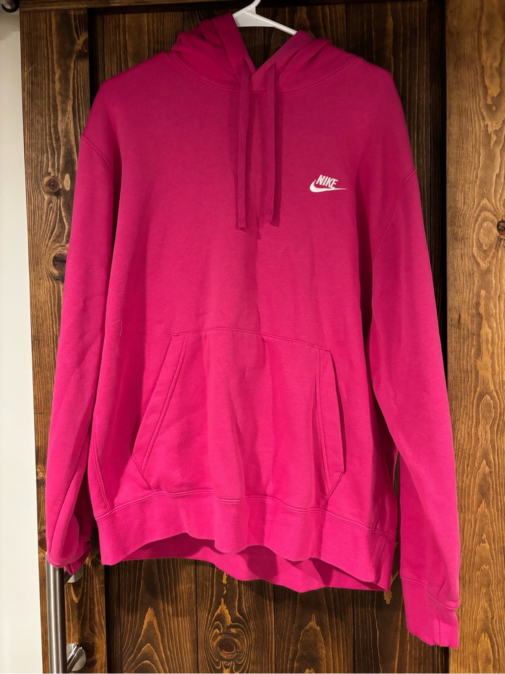 Nike Hot Pink Pullover Hoodie Sweatshirt XL